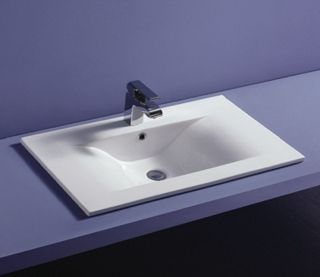 Раковина  CeramaLux JY-807-75 белая 76 см